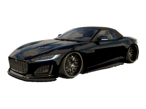Jaguar F-Type Convertible R Modelo 3D
