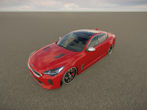 Kia Stinger GT 3D Model