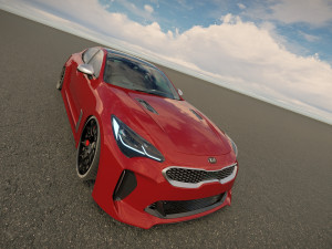 Kia Stinger GT 3D Model