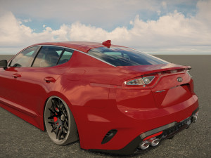 Kia Stinger GT 3D Model