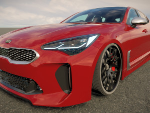 Kia Stinger GT 3D Model