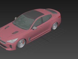 Kia Stinger GT 3D Model