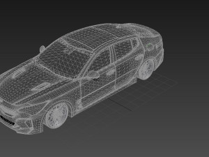 Kia Stinger GT 3D Model
