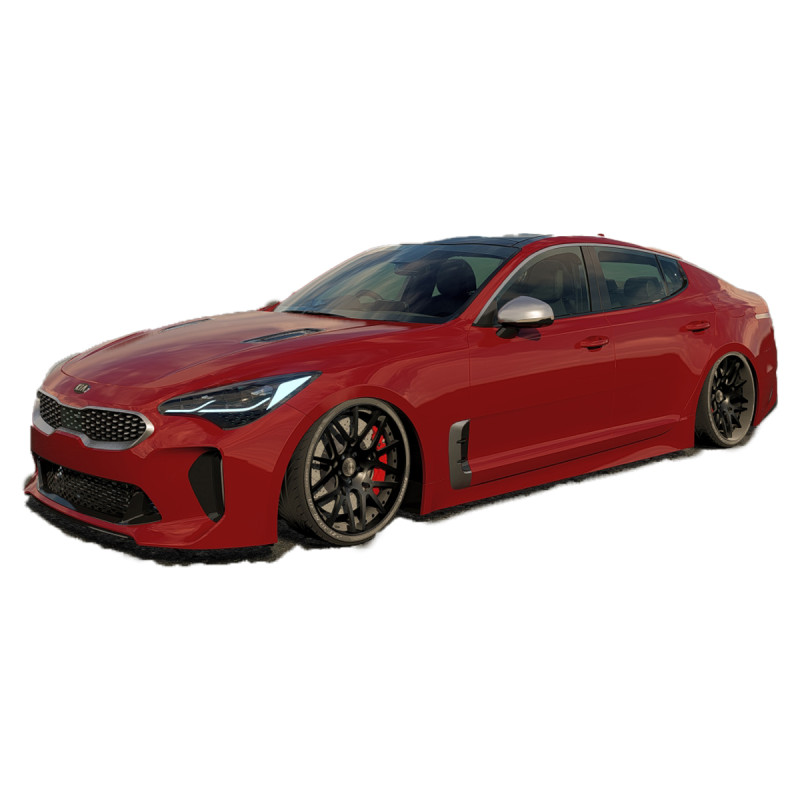 Kia Stinger GT 3D Model .c4d .max .obj .3ds .fbx .stl .blend 
