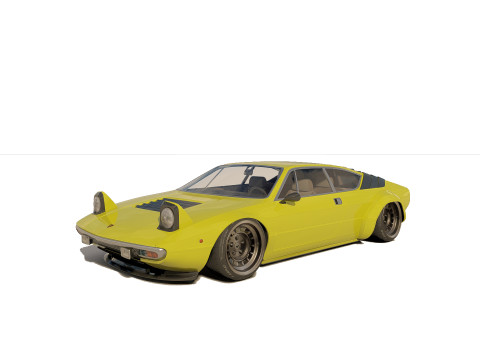 Lambo rghini urraco 3D 模型
