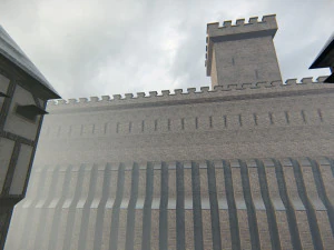 Old German Street 3D Model