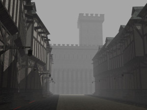 Old German Street 3D Model