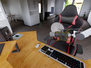 Influencer Desk Setup 3D Model