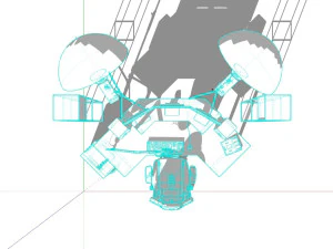 Influencer Desk Setup 3D Model