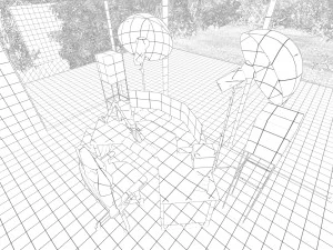 Influencer Desk Setup 3D Model