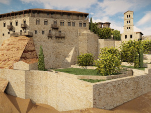 Island citadel Model 3D