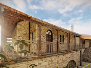 Island citadel Model 3D