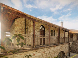 Island citadel 3D Model
