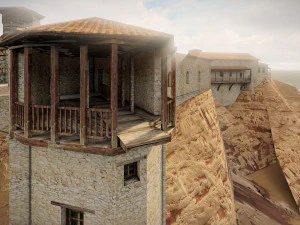 Island citadel 3D Model