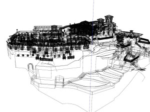 Island citadel Model 3D