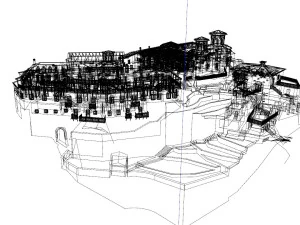 Island citadel 3D Model