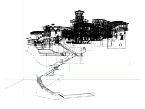 Island citadel Model 3D