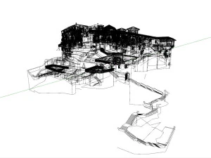 Island citadel 3D Model