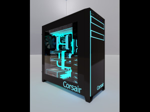 Corsair Desktop PC Modello 3D