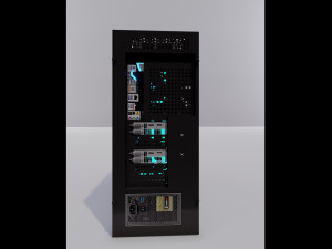 Corsair Desktop PC Modello 3D
