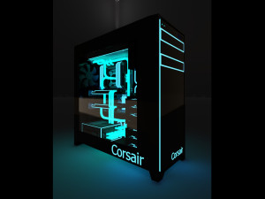 Corsair Desktop PC Modello 3D
