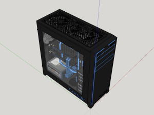 Corsair Desktop PC Modello 3D