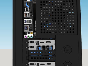 Corsair Desktop PC Modello 3D