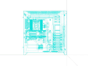 Corsair Desktop PC Modello 3D