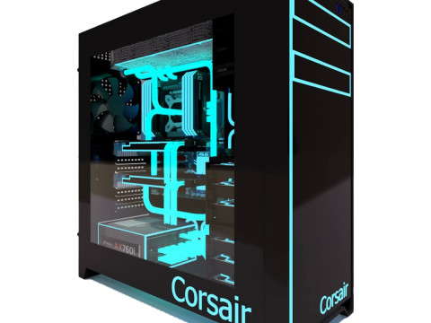 Corsair Desktop PC Model 3D