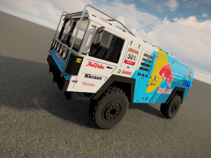 Mankat Dakar ReedBull Truck Model 3D