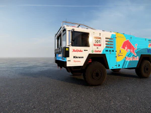 Mankat Dakar ReedBull Truck 3D Model