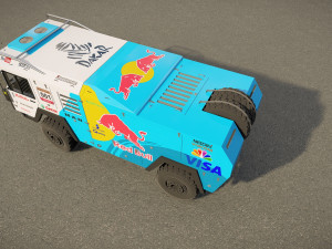 Mankat Dakar ReedBull Truck Model 3D