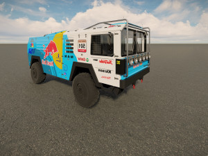 Mankat Dakar ReedBull Truck Model 3D
