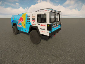 Mankat Dakar ReedBull Truck 3D Model