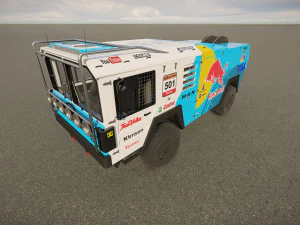Mankat Dakar ReedBull Truck 3D Model