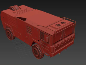 Mankat Dakar ReedBull Truck 3D Model