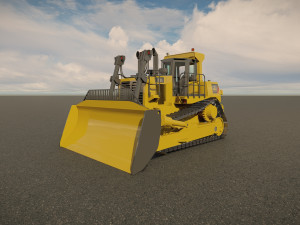 Cat D11 Bulldozer 3D 모델
