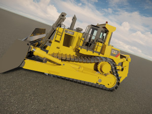 Cat D11 Bulldozer 3D 모델