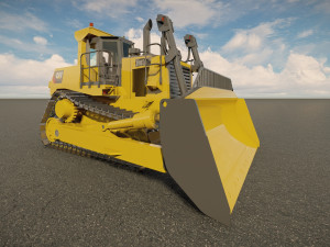 Cat D11 Bulldozer 3D 모델