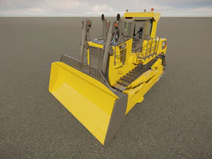 Cat D11 Bulldozer 3D Model