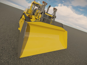 Cat D11 Bulldozer 3D 모델