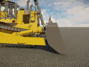Cat D11 Bulldozer 3D 모델