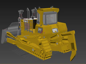 Cat D11 Bulldozer 3D Model