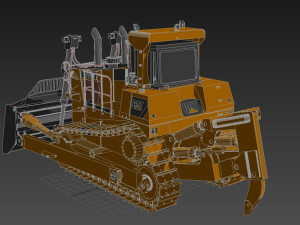 Cat D11 Bulldozer 3D 모델