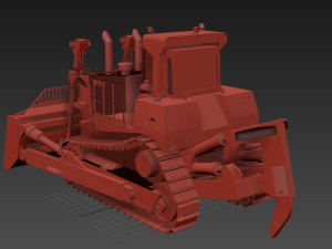 Cat D11 Bulldozer 3D 모델