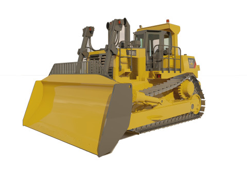 Cat D11 Bulldozer 3Dモデル