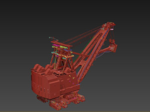 Shovel Marion 7360 3D Model