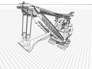 Shovel Marion 7360 3D Model