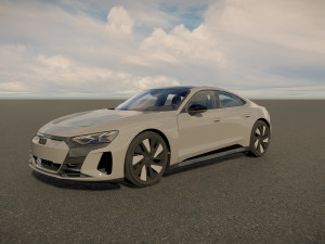 Audi RS e-tron GT 2022 3D मॉडल