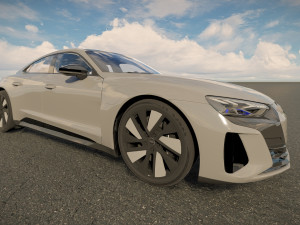 Audi RS e-tron GT 2022 3D मॉडल